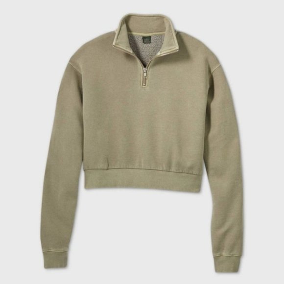 WILD FABLE Vintage Wash Cropped Sweatshirt L